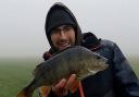 Mickey Bartlett of St Ives Tackle with a 2lb 6oz perch.