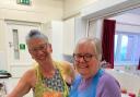 Volunteers at Queens Park Hall, Yaxley warm space, which has been awarded a £500 Community Chest Grant.