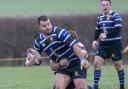 Chris Williams looks for an offload during St Ives Rugby Club's terrific 25-14 victory on Saturday (January 7).