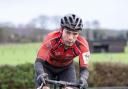 Olly Maynard, 19, finished seventh out of 34 riders in a muddy Eastern Cyclo-Cross League race.