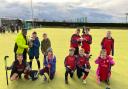 Brampton Village Primary School's A and B each won their tournaments and were awarded trophies