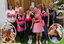 Everyone joined in with the fun last year, decorating their bras with lots of colours to walk around St Neots in aid of breast cancer.