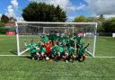 Hinchingbrooke School under 12s celebrate defeating King's Ely in the Cambridgeshire County Cup Finals.