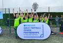 Bushmead Primary School beat Swavesey Primary School in the morning tournament to win the inter-district girl's football tournament.