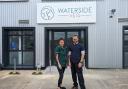 Rosie Basto and Paddy Scopes, owners of Waterside Vets in St Neots