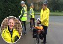 Clifford Owen (Inset) is a keen rider and will be accompanied by his daughters, Kathryn and Isobel, on his 900-mile cycle.