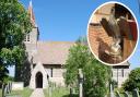 The First World War memorial, a lectern shaped like an eagle, was stolen from All Saints Church Pidley-cum-Fenton.