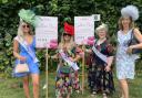 Members of the St Neots Players were at the St Neots Festival on June 24-25 to promote their next production, 'Ladies Day'.