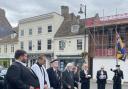 Councillors and Royal British Legion members attended a ceremony in St Ives to commemorate the 80th anniversary of the armistice that ended hostilities in the Korean War.