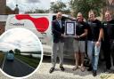 The team have been awarded the Guinness World Record for distance covered on one full charge in an electric van.