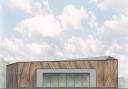 Illustrative image of proposed new village hall in Earith, Cambridgeshire.