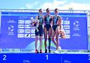 Tokyo 2020 Paralympic champion Lauren Steadman, from Sawtry, raced to third place at the World Triathlon Para Championships in Spain.