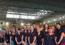 Swimmers at the Peterborough Open meeting.