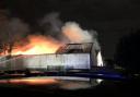 More than 30 firefighters were called to tackle a blaze in Eastgate, Peterbrough, on Thursday night.