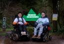 Maxwell McKnight (left), from St Neots, will race his friend Josh Wintersgill to the top of Snowdon (Yr Wyddfa) in their powered wheelchairs.