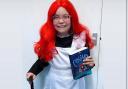 Eva, 10, dressed up as Cosima from 'Cosima the Unfortunate Steals a Star'