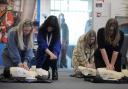 Nicola Cooper teaches Magpas Air Ambulance Community CPR