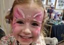Children enjoyed face painting at the event.
