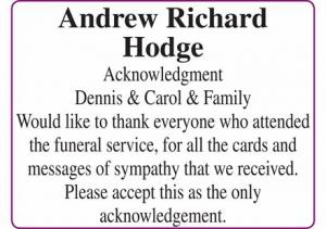 Andrew Richard Hodge