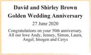 David and Shirley Brown