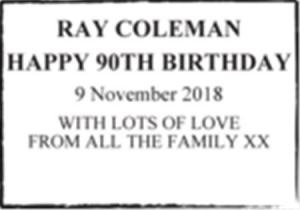 RAY COLEMAN