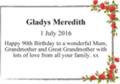 Gladys Meredith