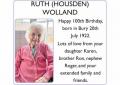 RUTH WOLLAND