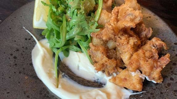 The Hunts Post: The calamari with lemon and aioli at The River Bar in Cambridge. The Hunts Post: The calamari with lemon and aioli at The River Bar in Cambridge.