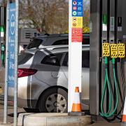 Drivers fill up with fuels as prices are on the rise at the pumps. Pictured: Bar Hill in Cambridge.