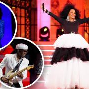 Mica Paris, Nile Rodgers and Diana Ross perform at the Platinum Party at the Palace in front of Buckingham Palace in London on Saturday June 4. They are all scheduled to appear at The Cambridge Club Festival 2022.