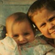 One of the last pictures of Rikki Neave with his five-month-old sister Sheridan. It was taken just before Rikki was murdered.