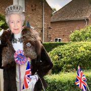 Moria Clelland sent us this photo of the \'Queen\' and one of her corgis in Hemingford.