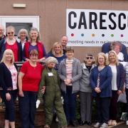 The staff and volunteers at CARESCO celebrate during their Jubilee Party.
