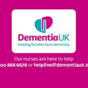 A fundraising event will be held in St Ives on May 13 to support Dementia UK.