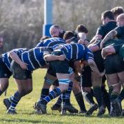 St Ives hold up the Vipers maul in Midlands Two East (South).
