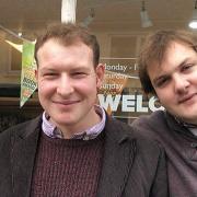 Guy and Adam Makey, of Niche Comics Bookshop