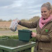 Lara Davenport-Ray shows how to dispose of your food waste correctly.