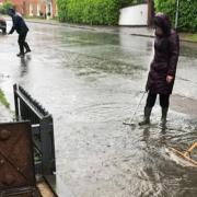 Flooding in Buckden on Friday June 18