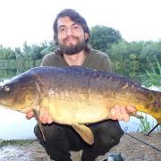 Valius Paskonis bagged numerous fish over 20lb at Earith Carp Lakes.