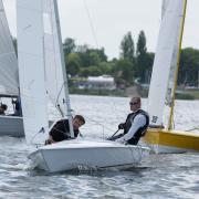 Simon Kneller and Ashley Painter won the Open Fleet at the Flying Fifteen meeting at Grafham Water Sailing Club.