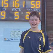 George Buckle hit 58 not out for Hunts Cricket U13 boys wasn\'t enough in their match with Northants.