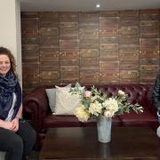 Newly appointed manager Maria-Mouise-Fisul and owner Justine Mackenzie of the Slepe Hall Hotel.
