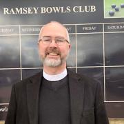 The Reverend Iain Osborne is one of the new members to have joined Ramsey Bowls Club.
