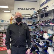 Rodney Galbraith of Chequers Shoes, in Huntingdon, says it has been a tough year, but it is good to be back.
