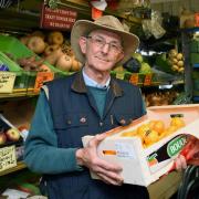 Barry Hamilton pictured in Hamilton's Greengrocers prior to his retirement in 2018 after 48 years of service.