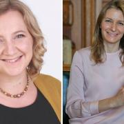 Leader of Cambridgeshire County Council, Cllr Lucy Nethsingha (L) has written a letter to the transport minister, Lucy Frazer MP (R) condemning Stagecoach\'s recent decision.