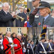 Towns across the district held services and parades to mark Remembrance Sunday on November 13.