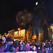 St Ives Christmas Lights Switch-on and Christmas Market take place tomorrow (November 19). Pictured: St Ives Christmas festivities in a previous year.