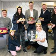 Giggs & Company staff, including organiser Kayleigh Manning (bottom right), at their BBC Children in Need charity event, which raised £1,003.10.