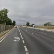 Lorry driver Ronald Grant was seen swerving on the A14 where he narrowly avoided other motorists.